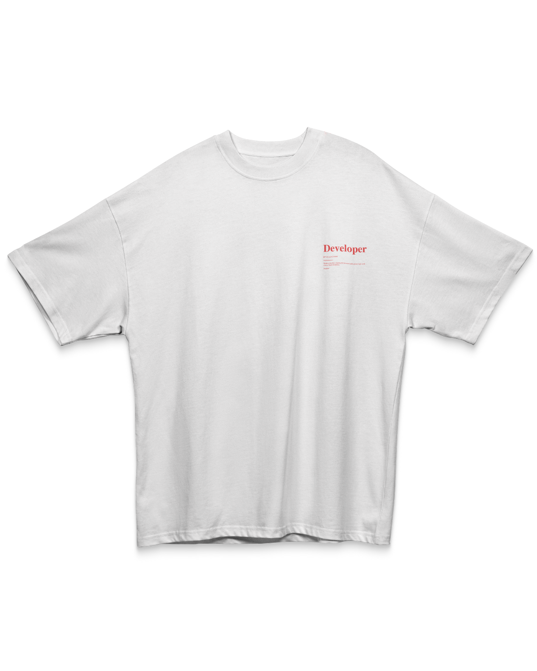 DEVELOPER (NOUN) | Comfort Oversized Tee