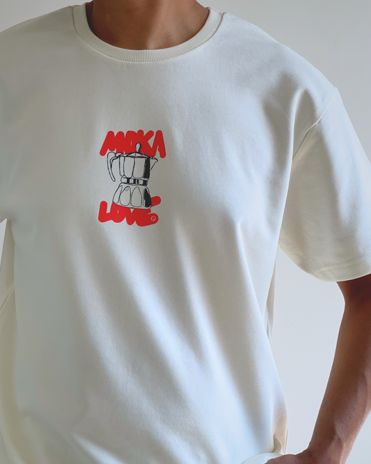MOKA LOVE | Unisex Luxe Oversized Tee