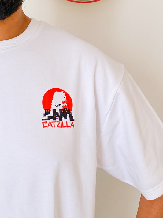 CATZILLA | Luxe Oversized White Tee