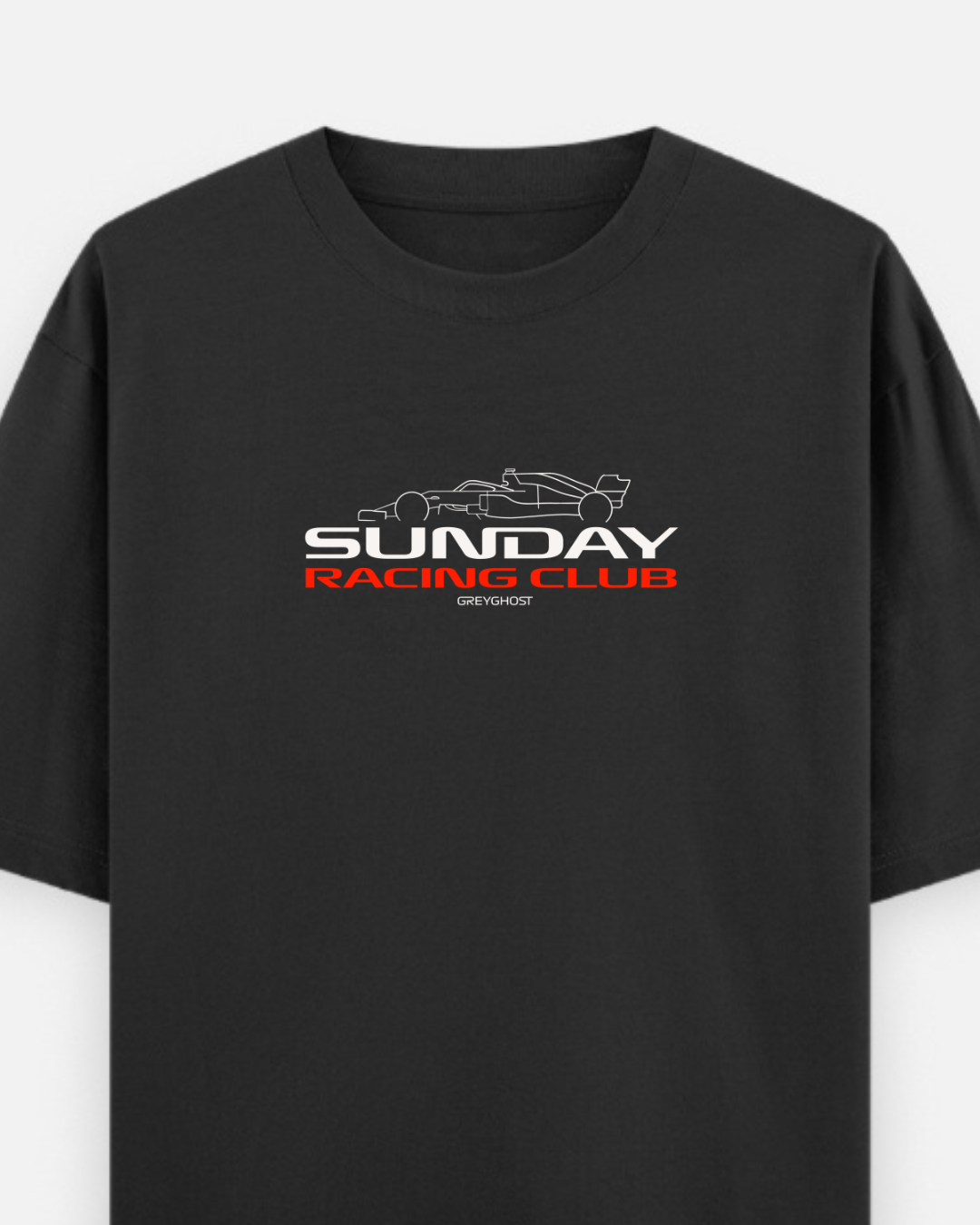 SUNDAY RACING CLUB || Unisex Comfort Oversized Tee