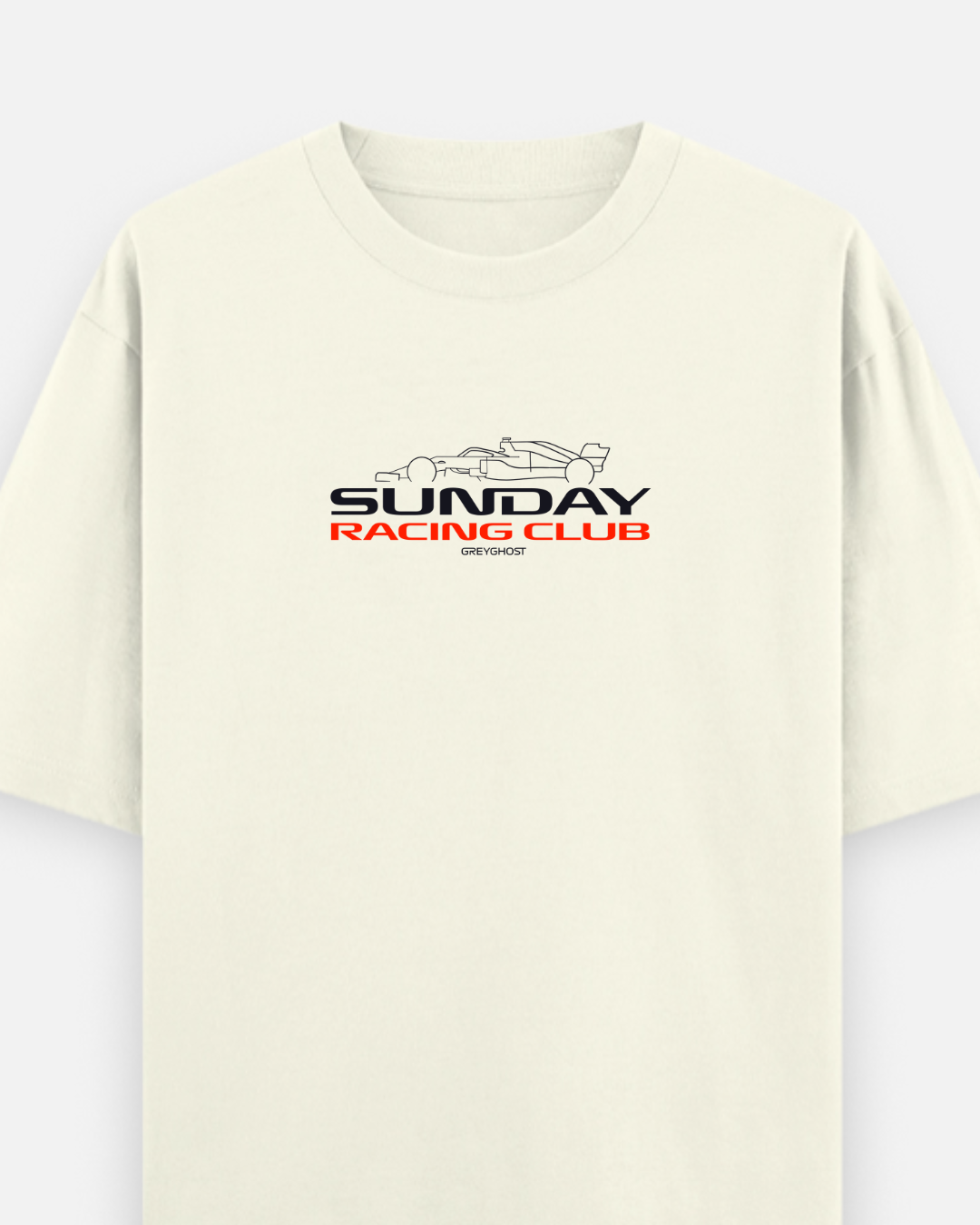 SUNDAY RACING CLUB || Unisex Comfort Oversized Tee