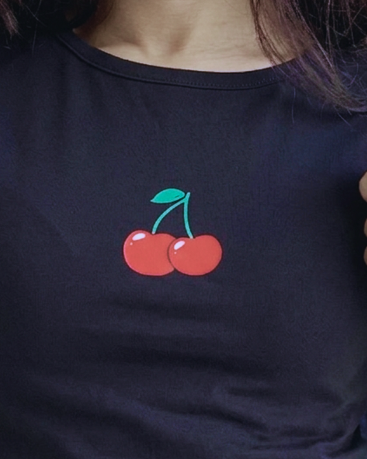 CHERRY | Women’s Baby Tee