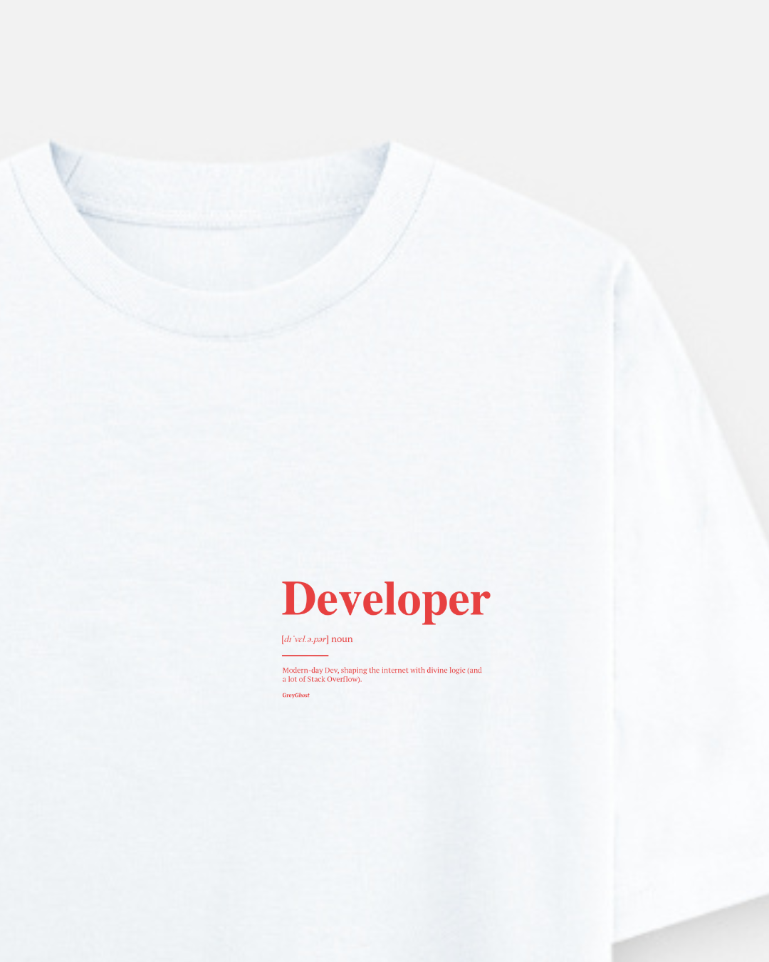 DEVELOPER (NOUN) | Unisex Comfort Oversized Tee