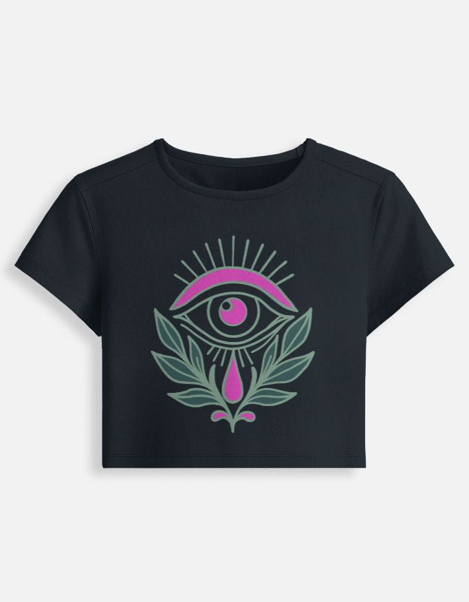 TRIPPY EYES || Baby Tee