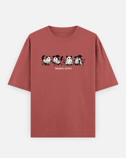 PURRANORMAL ACTIVITIES || Unisex Comfort Oversized Tee