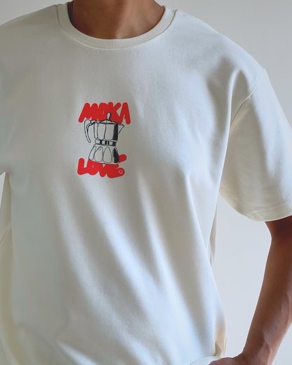MOKA LOVE | Unisex Luxe Oversized Tee
