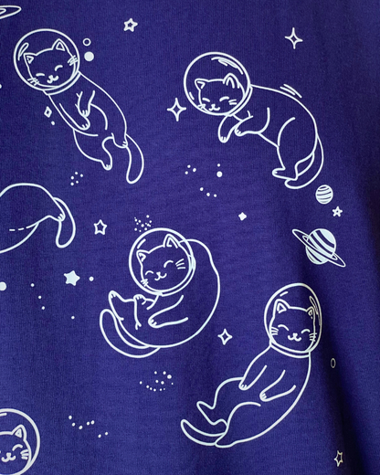 CATS IN SPACE | Unisex Comfort Oversized Tee