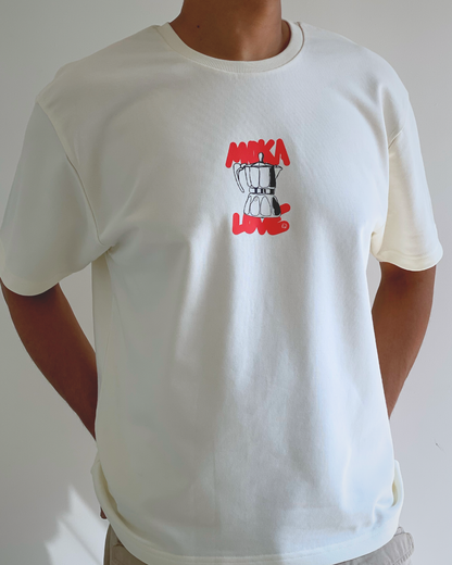 MOKA LOVE | Unisex Luxe Oversized Tee