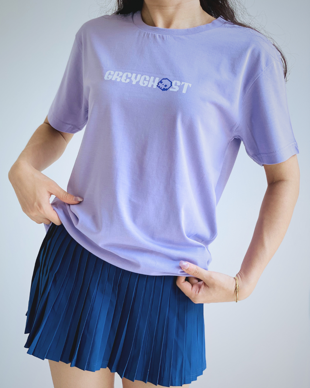 GREY GHOST | Unisex Supima Cotton Regular Fit Lavender Tee