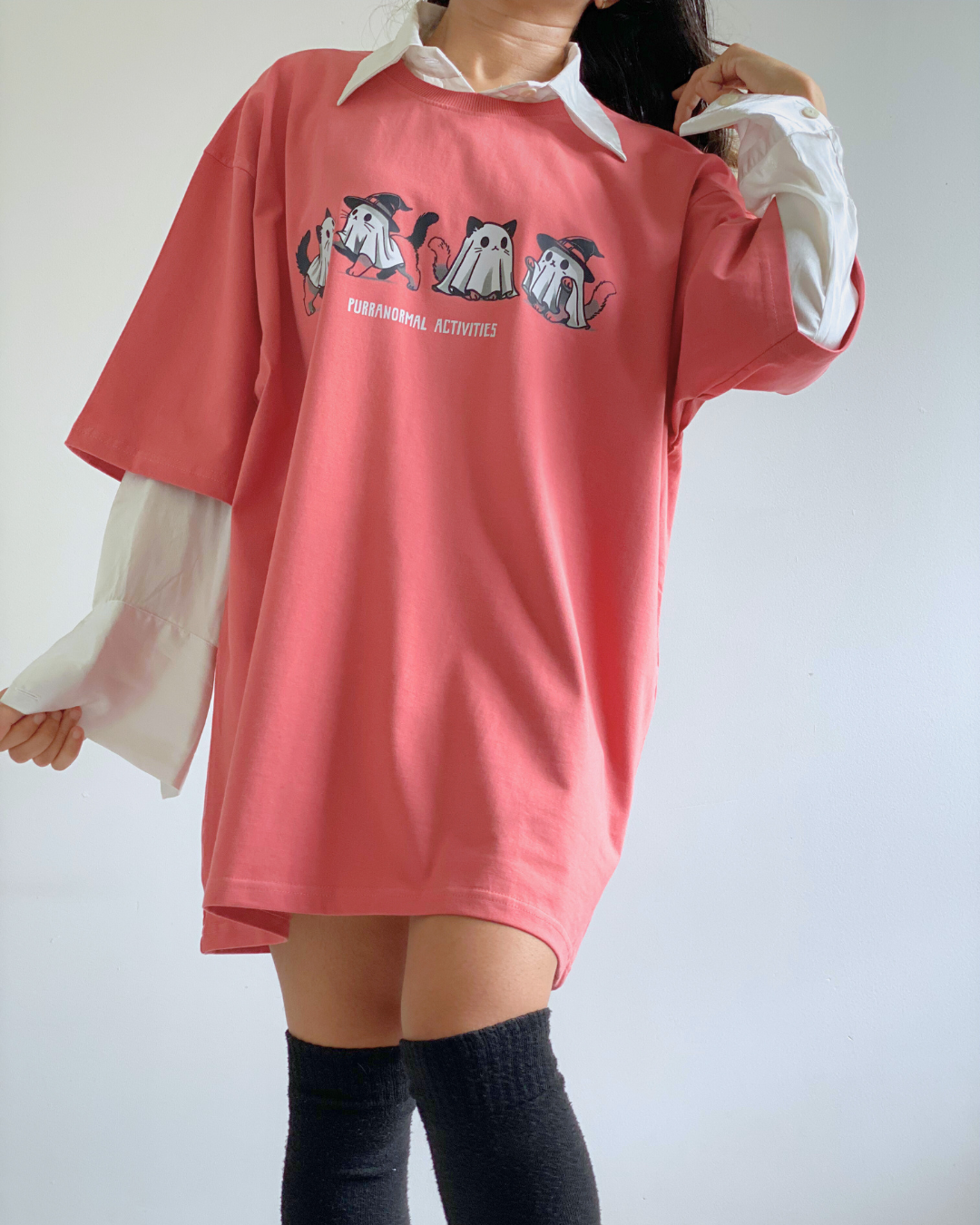 PURRANORMAL ACTIVITIES || Unisex Comfort Oversized Tee