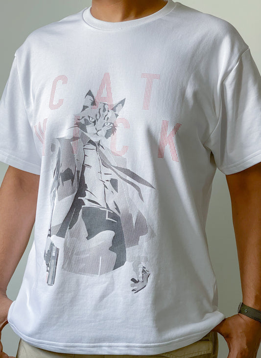 CAT WICK | Luxe Oversized White Tee