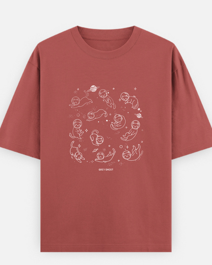 CATS IN SPACE | Unisex Comfort Oversized Tee