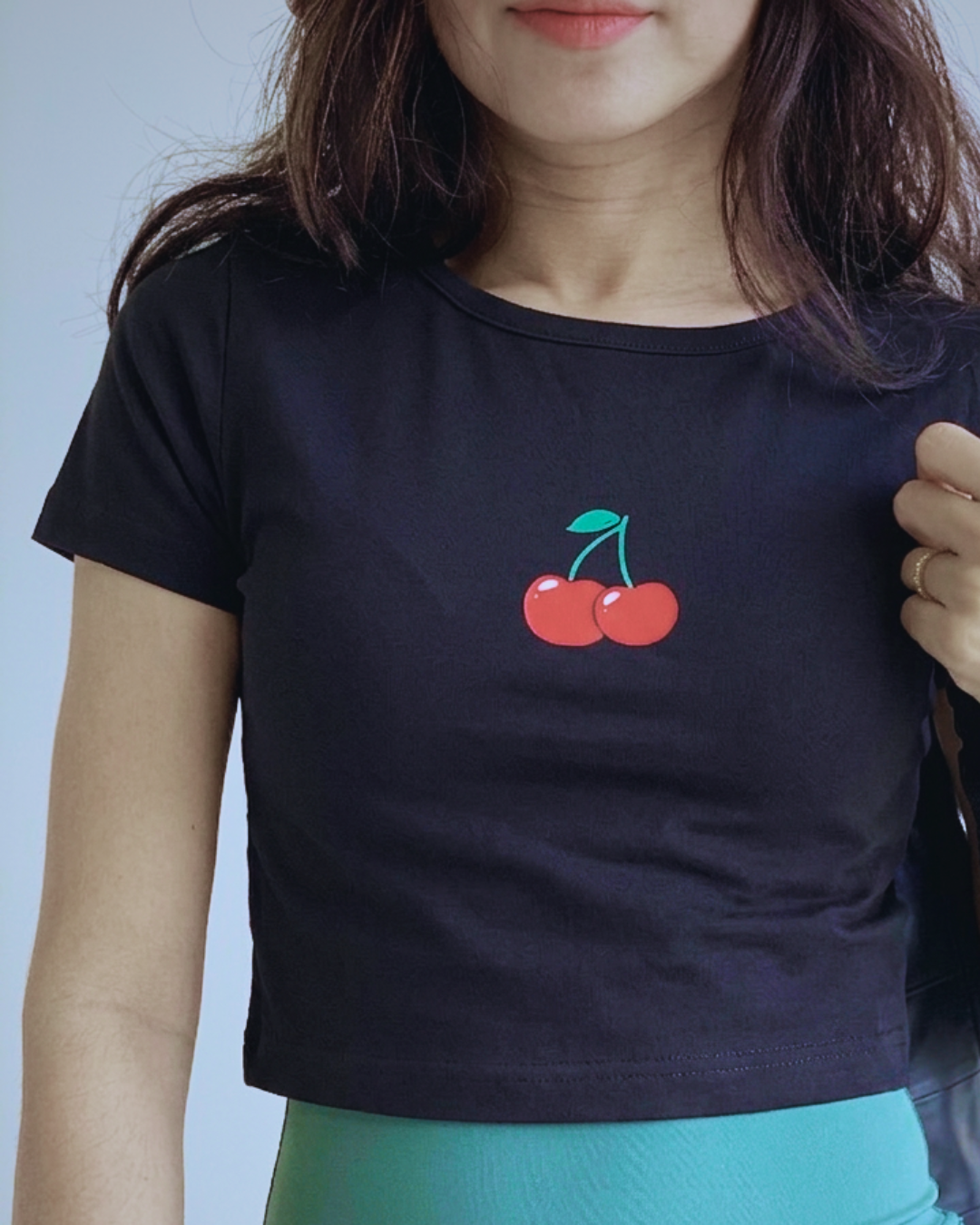 CHERRY | Women’s Baby Tee