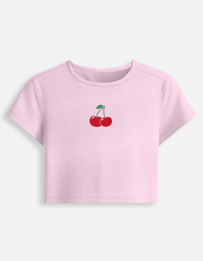 CHERRY | Women’s Baby Tee
