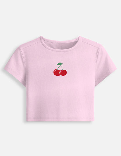 CHERRY | Women’s Baby Tee