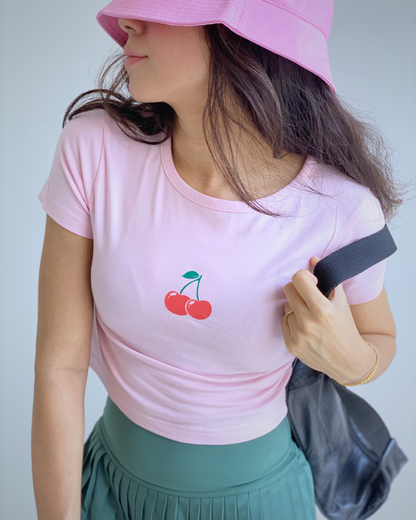 CHERRY | Women’s Baby Tee