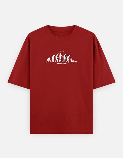 EVOLVED TO RACE | Unisex Comfort Oversized Tee