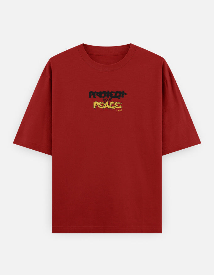 PROTECT YOUR PEACE | Unisex Comfort Oversized Tee
