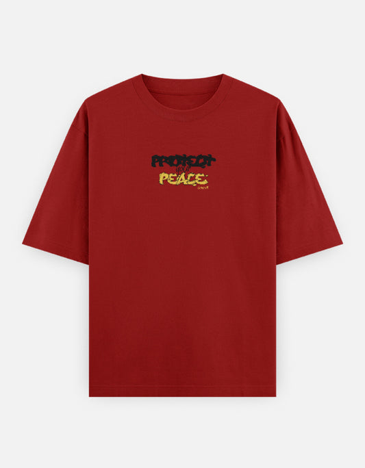 PROTECT YOUR PEACE | Unisex Comfort Oversized Tee