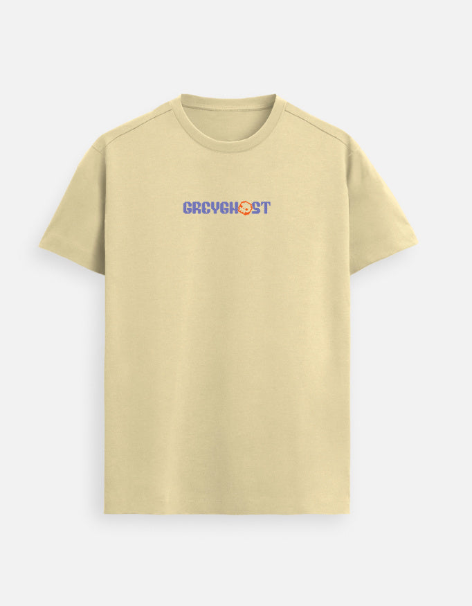 GREY GHOST | Unisex Supima Cotton Regular Fit Beige Tee