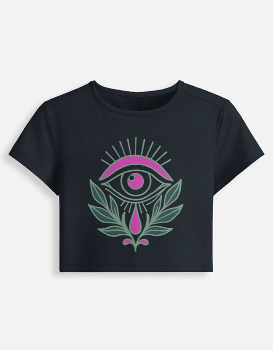 TRIPPY EYES || Baby Tee